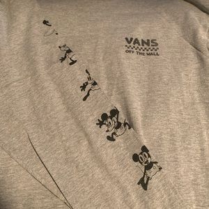 Vans x Mickey Mouse Grey Long Sleeve